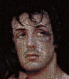 2970 Rocky movie stills mosaic - Rocky Poster